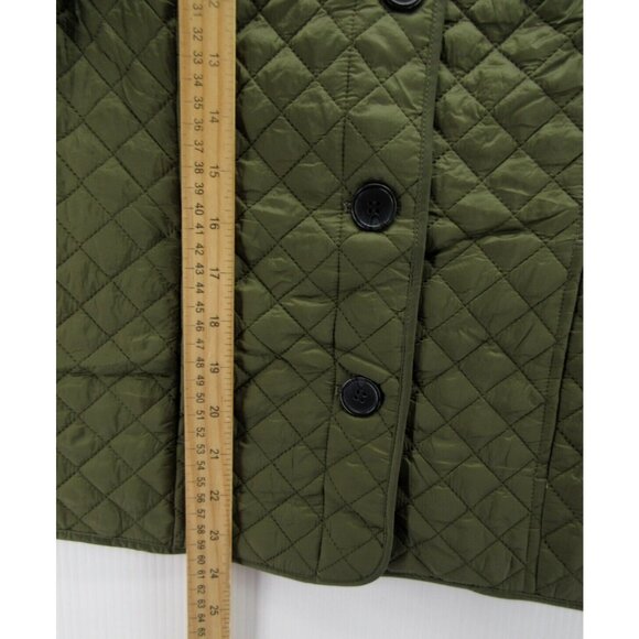 Gumps San Francisco Jacket Small Quilted Coat Button Up Insulated - Picture 5 of 11